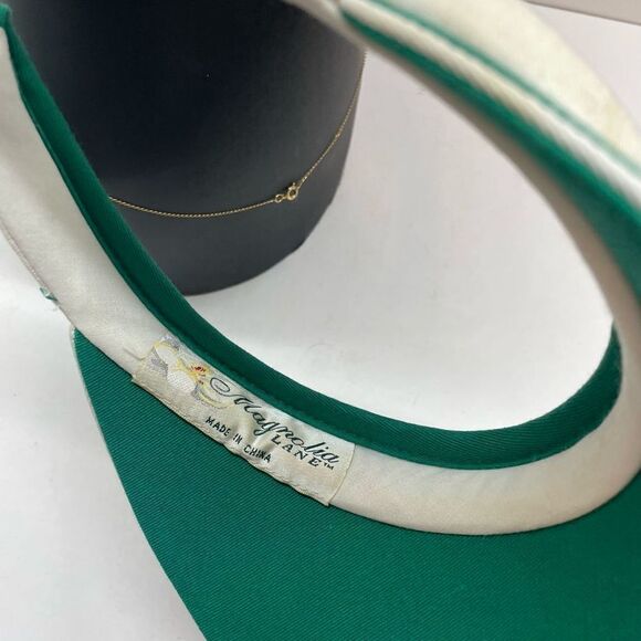 Masters 2009 Golf Tournament Visor Hat.‎ USA - Green - Sz. O/S Magnolia - Picture 5 of 6